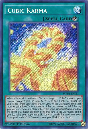 Cubic Karma [MVP1-ENS41] Secret Rare | Devastation Store