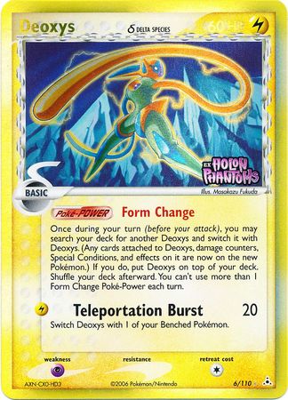 Deoxys (6/110) (Delta Species) (Stamped) [EX: Holon Phantoms] | Devastation Store