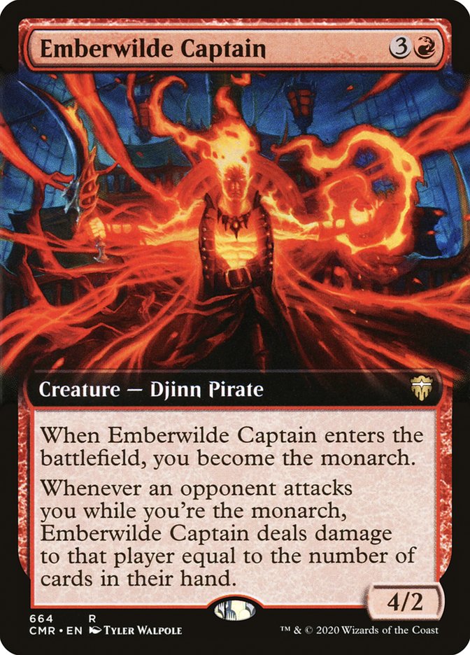 Emberwilde Captain (Extended) [Commander Legends] | Devastation Store