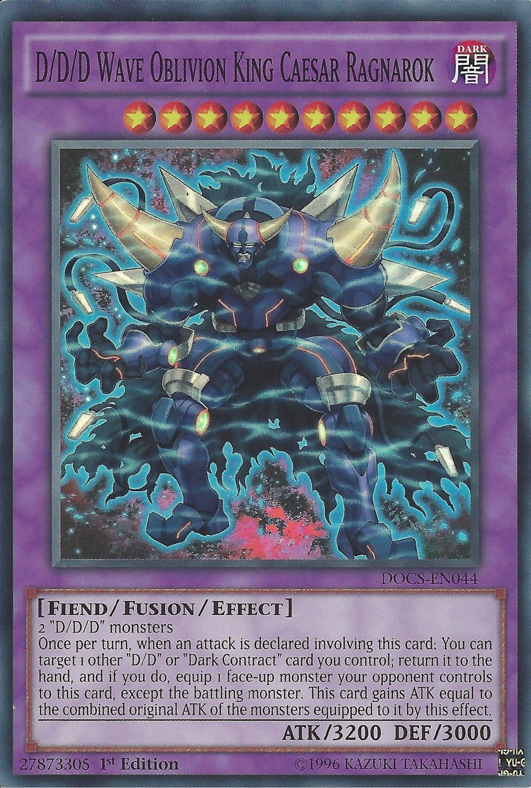 D/D/D Wave Oblivion King Caesar Ragnarok [DOCS-EN044] Super Rare | Devastation Store