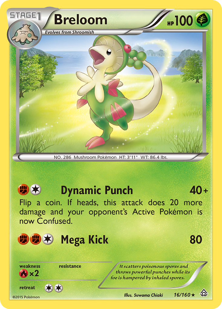 Breloom (16/160) [XY: Primal Clash] | Devastation Store