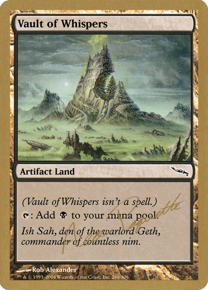 Vault of Whispers (Aeo Paquette) [World Championship Decks 2004] | Devastation Store