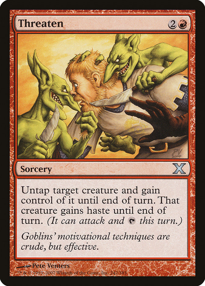 Threaten [Tenth Edition] - Devastation Store | Devastation Store