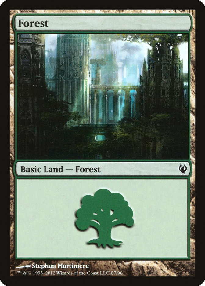 Forest (87) [Duel Decks: Izzet vs. Golgari] | Devastation Store