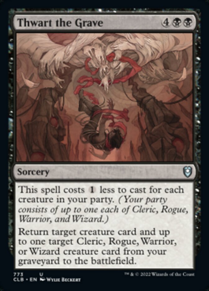 Thwart the Grave [Commander Legends: Battle for Baldur's Gate] | Devastation Store