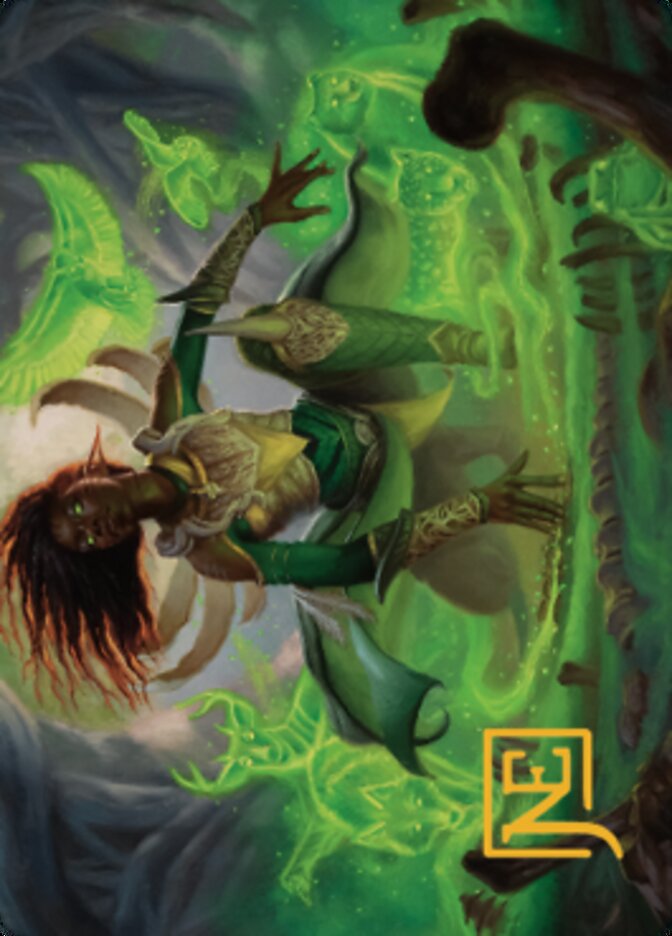 Fauna Shaman Art Card (Gold-Stamped Signature) [The Brothers' War Art Series] | Devastation Store