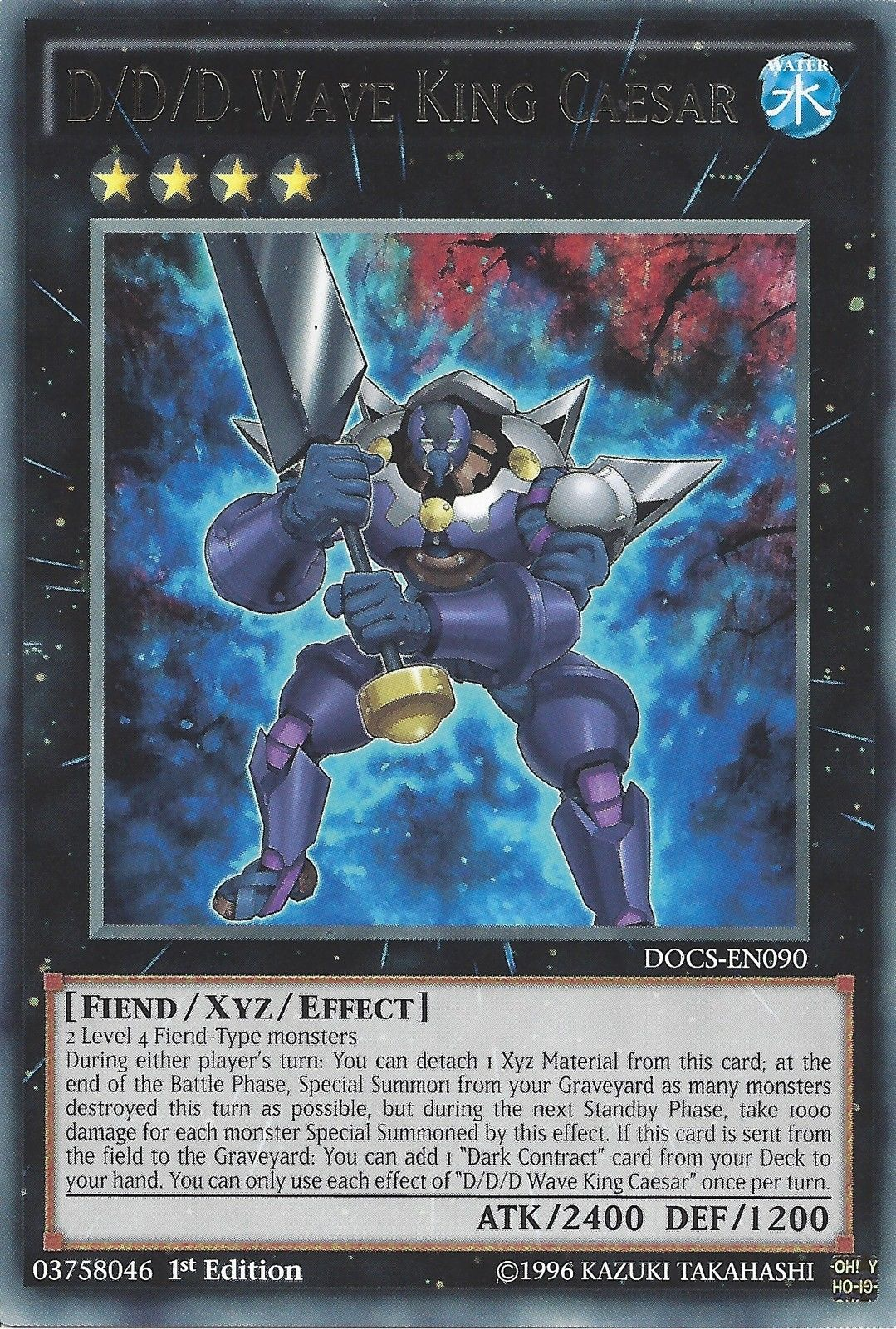 D/D/D Wave King Caesar [DOCS-EN090] Rare | Devastation Store