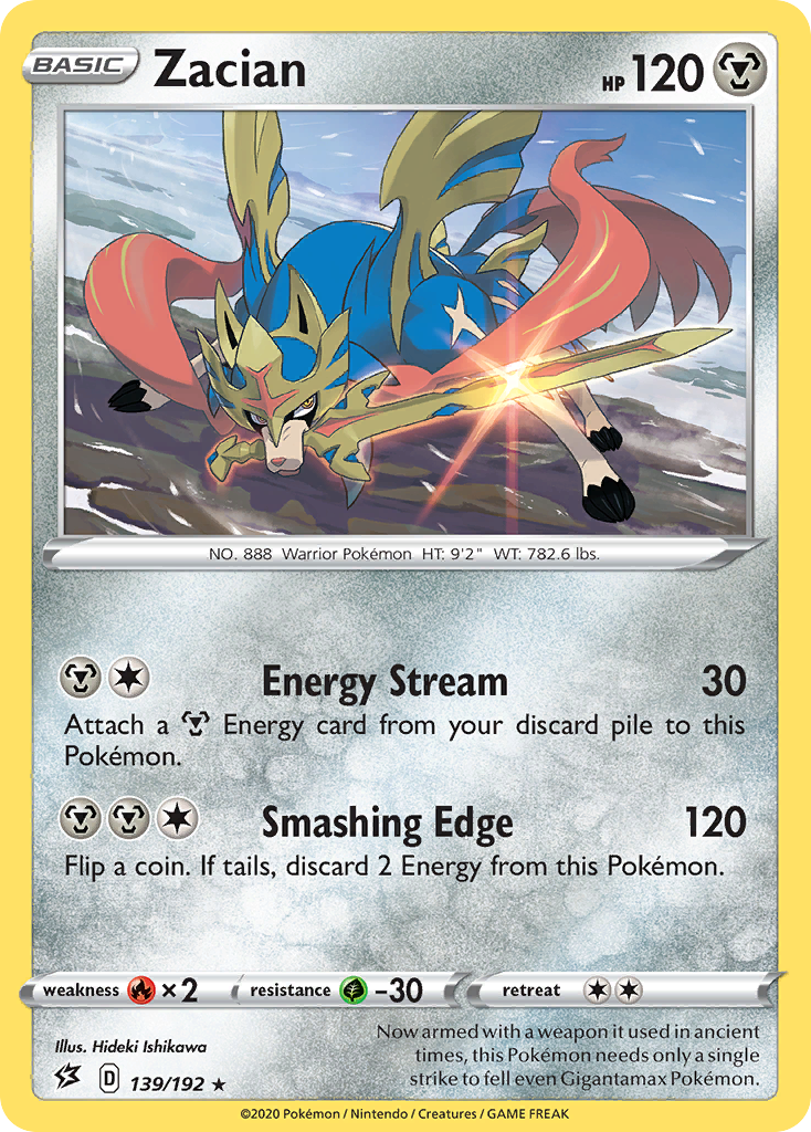 Zacian (139/192) [Sword & Shield: Rebel Clash] | Devastation Store