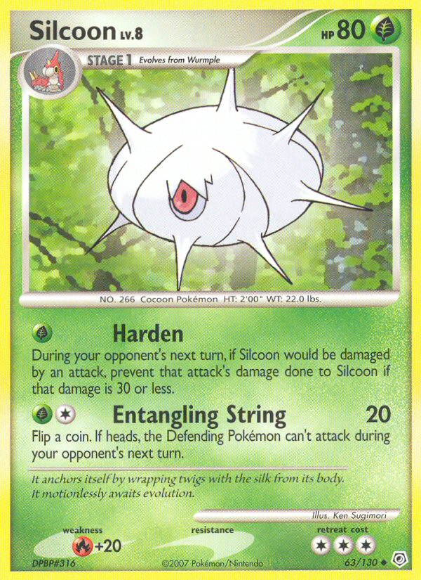 Silcoon (63/130) [Diamond & Pearl: Base Set] | Devastation Store