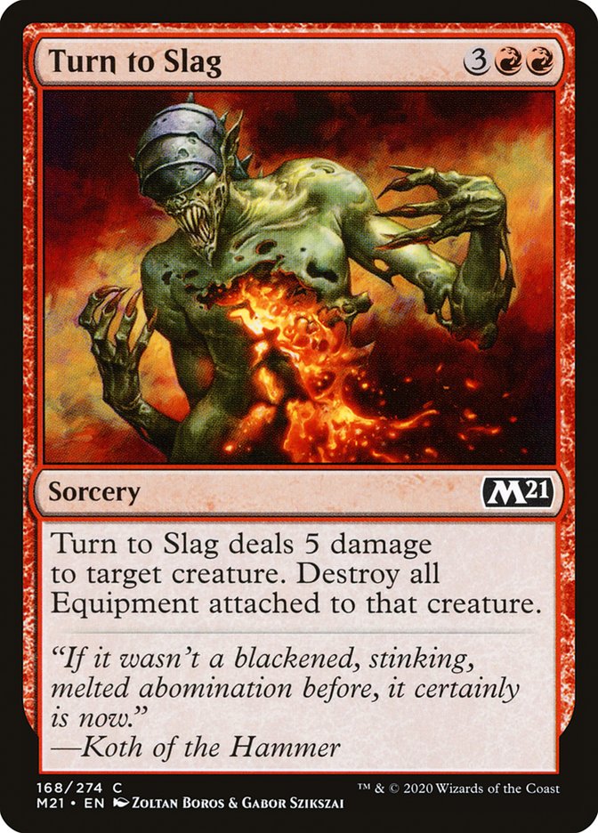 Turn to Slag [Core Set 2021] | Devastation Store