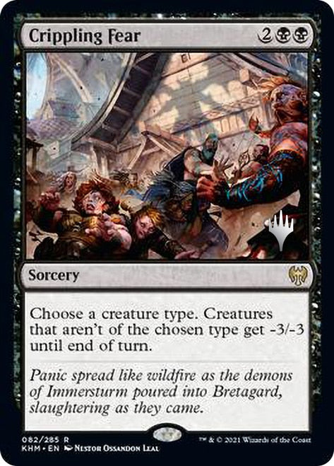 Crippling Fear [Kaldheim Promos] | Devastation Store