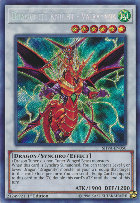 Dragunity Knight - Vajrayana [SHVA-EN050] Secret Rare | Devastation Store