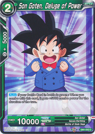 Son Goten, Deluge of Power (DB1-042) [Dragon Brawl] | Devastation Store