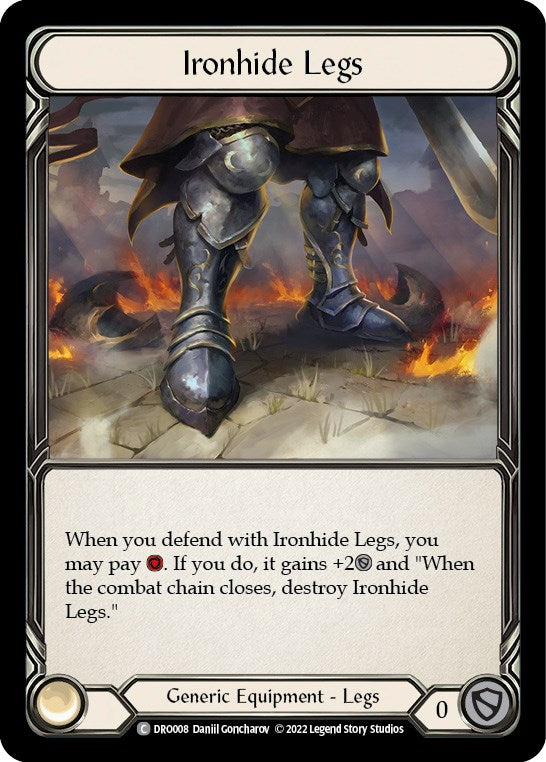 Ironhide Legs [DRO008] (Uprising Dromai Blitz Deck) | Devastation Store