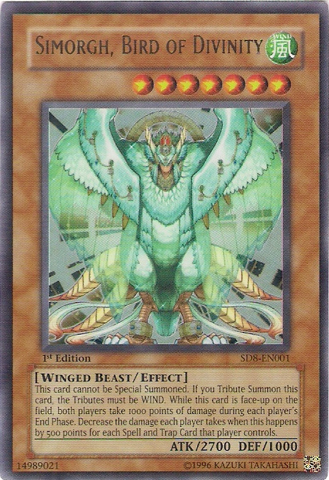 Simorgh, Bird of Divinity [SD8-EN001] Ultra Rare | Devastation Store
