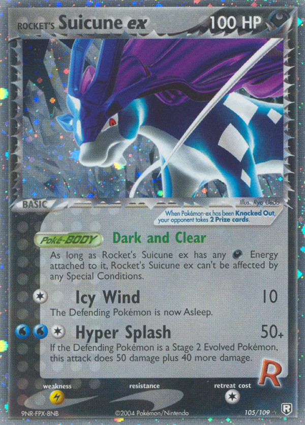 Rocket's Suicune ex (105/109) [EX: Team Rocket Returns] | Devastation Store