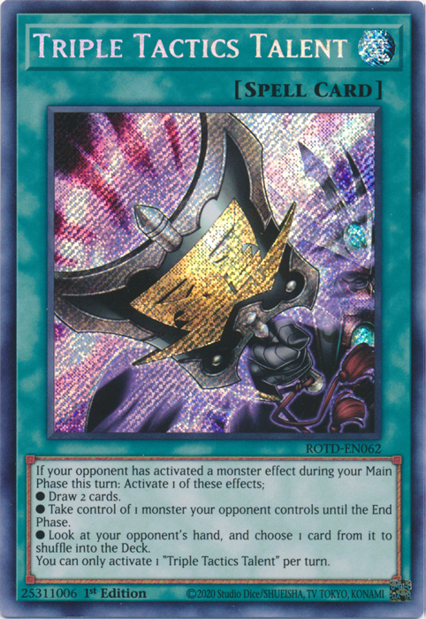 Triple Tactics Talent [ROTD-EN062] Secret Rare | Devastation Store