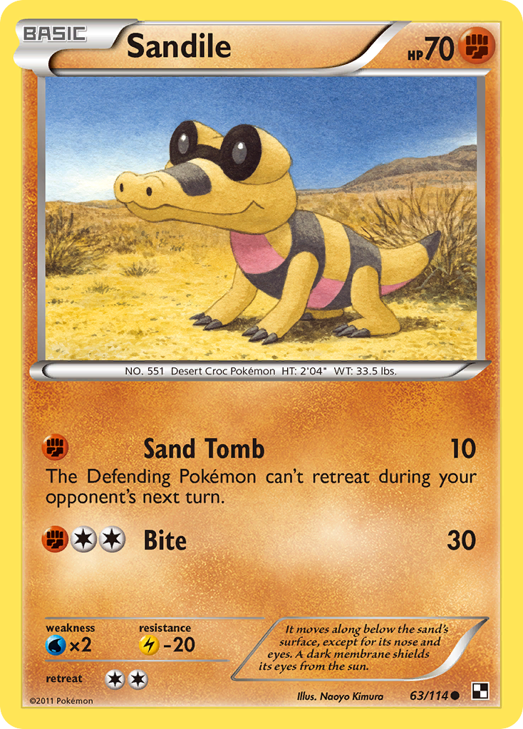 Sandile (63/114) [Black & White: Base Set] | Devastation Store