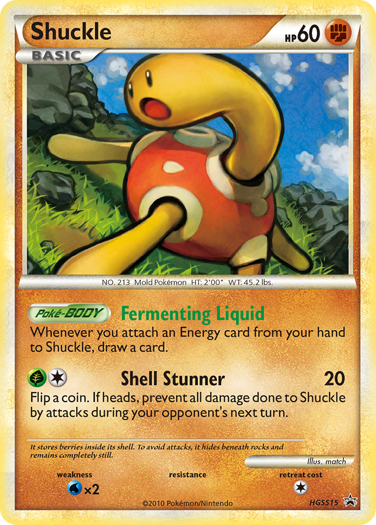 Shuckle (HGSS15) [HeartGold & SoulSilver: Black Star Promos] | Devastation Store