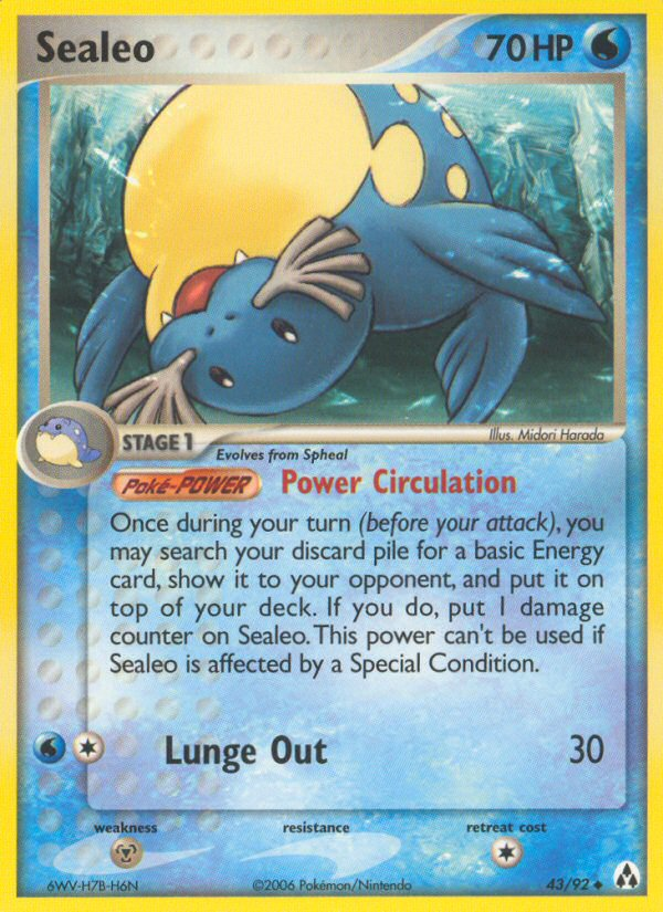 Sealeo (43/92) [EX: Legend Maker] | Devastation Store