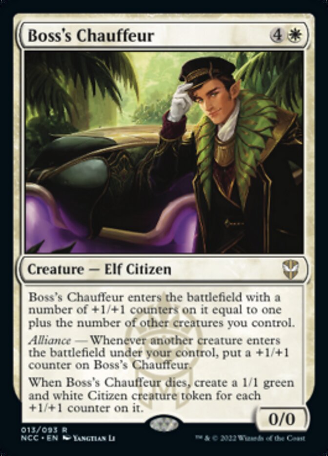 Boss's Chauffeur [Streets of New Capenna Commander] | Devastation Store