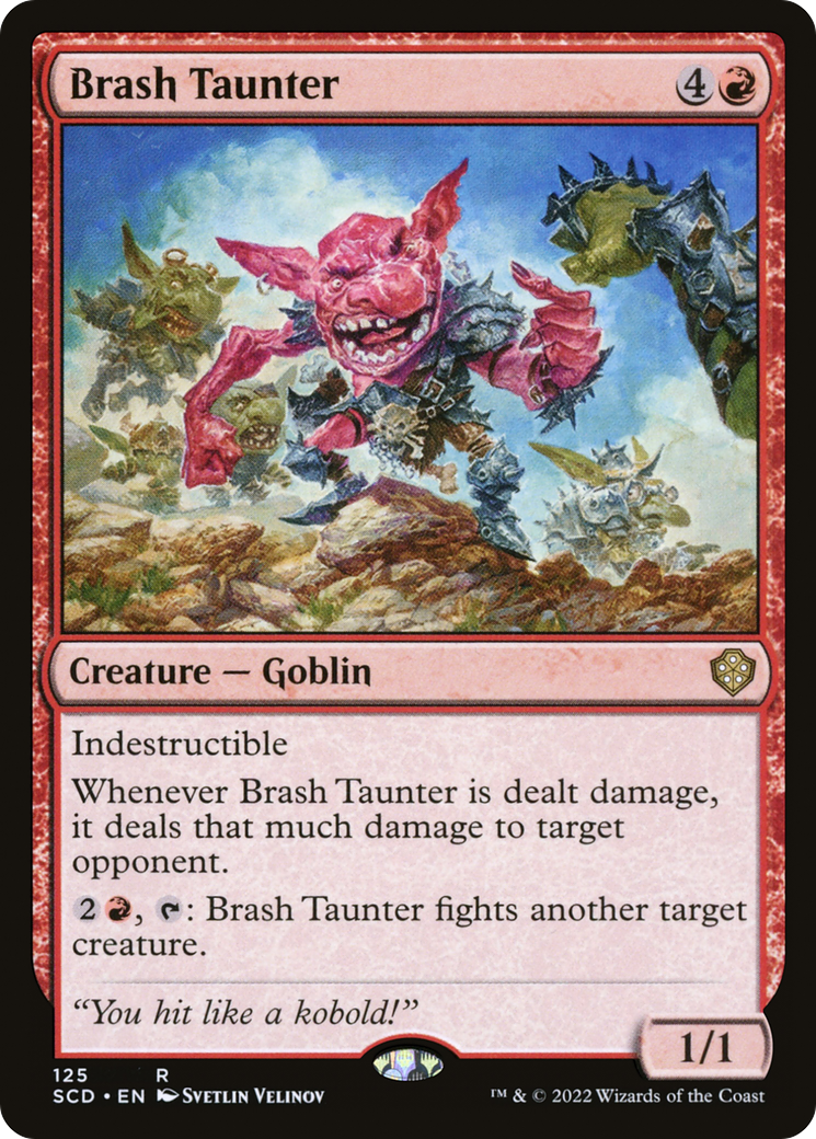 Brash Taunter [Starter Commander Decks] | Devastation Store
