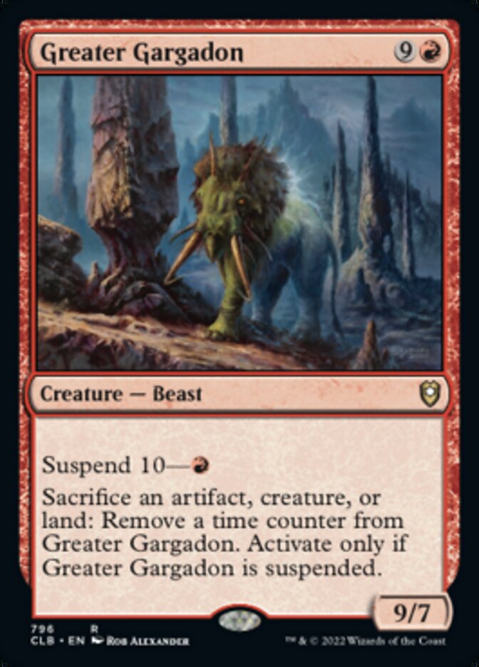 Greater Gargadon [Commander Legends: Battle for Baldur's Gate] | Devastation Store