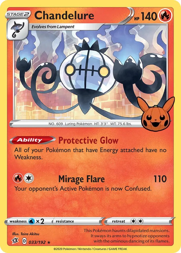 Chandelure (033/192) [Trick or Trade] | Devastation Store