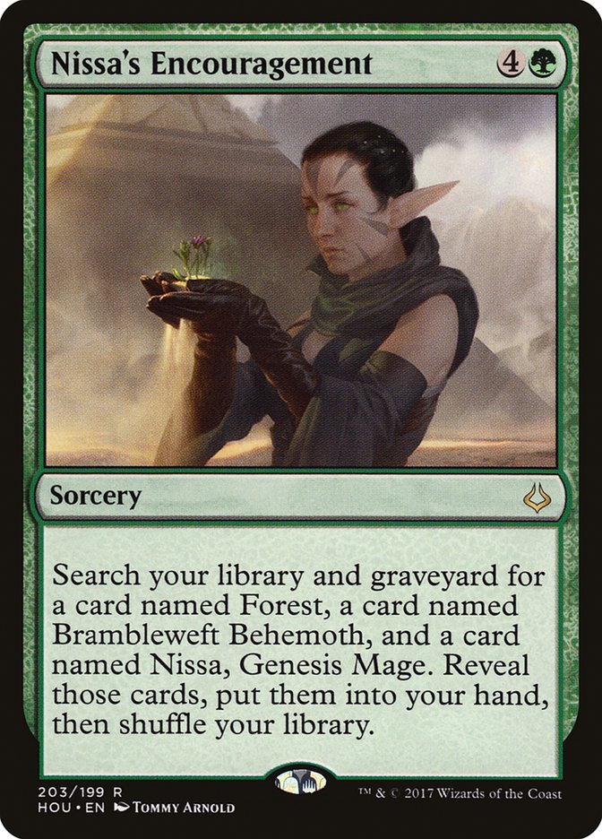 Nissa's Encouragement [Hour of Devastation] | Devastation Store