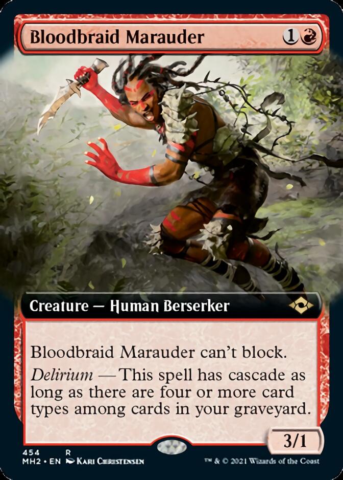 Bloodbraid Marauder (Extended Art) [Modern Horizons 2] | Devastation Store