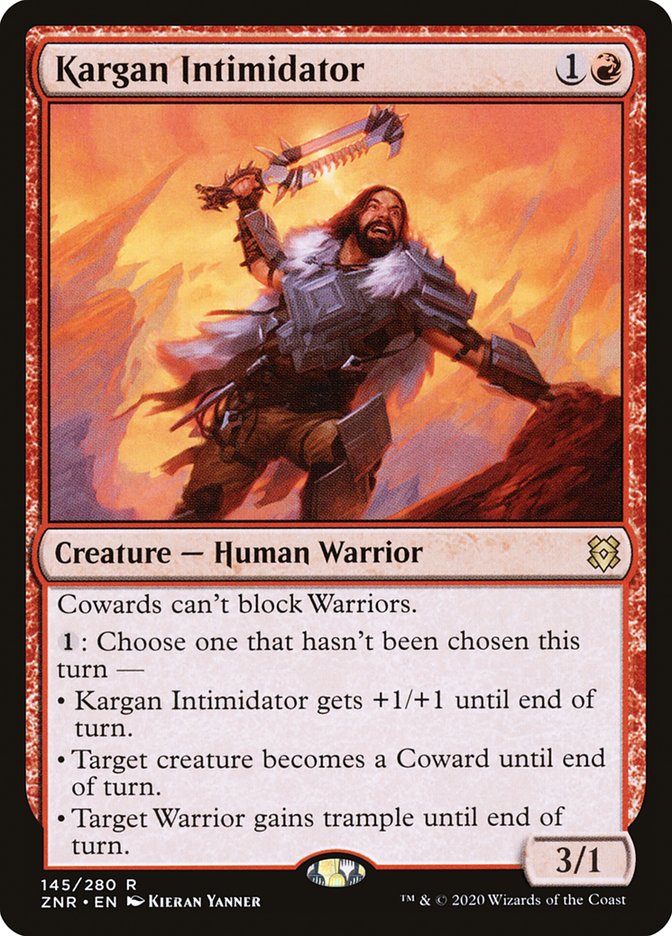 Kargan Intimidator [Zendikar Rising] | Devastation Store