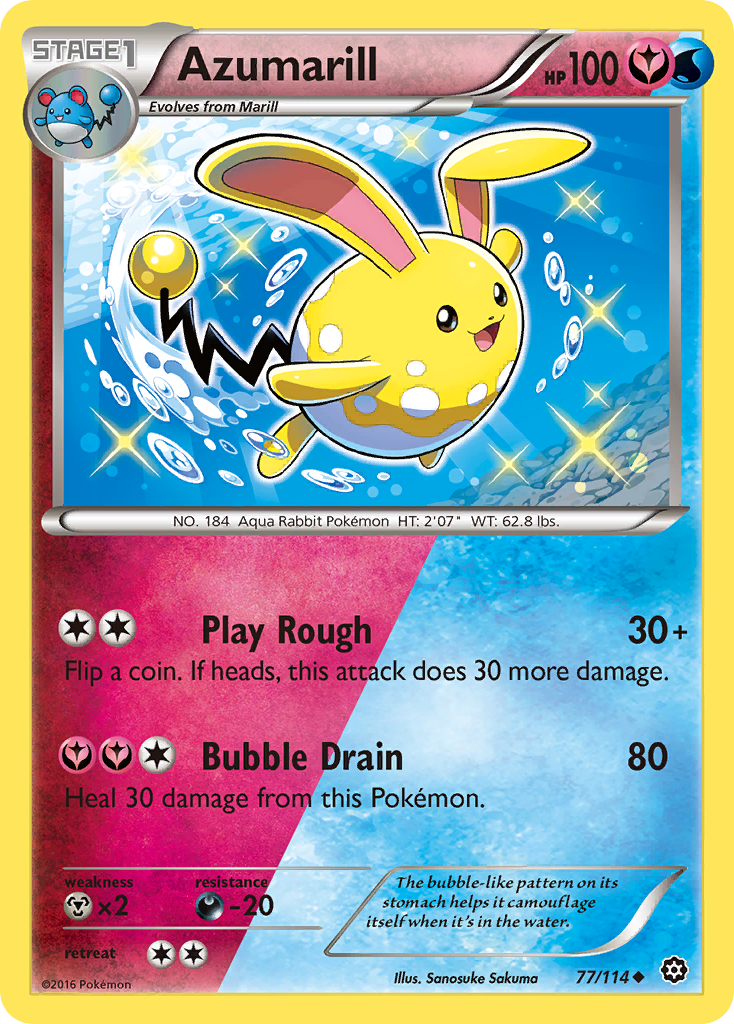 Azumarill (77/114) [XY: Steam Siege] | Devastation Store
