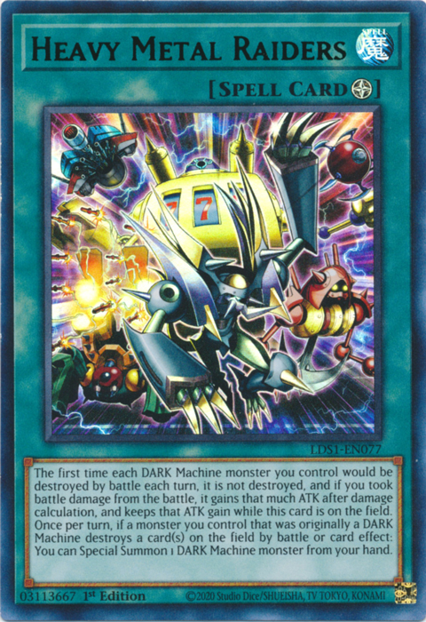 Heavy Metal Raiders (Green) [LDS1-EN077] Ultra Rare | Devastation Store