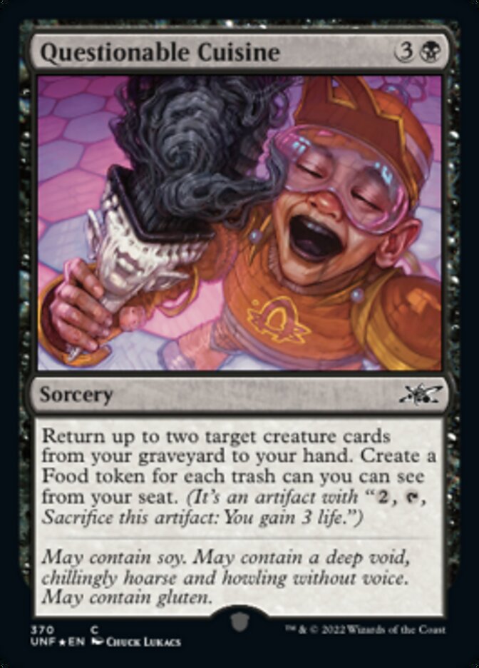 Questionable Cuisine (Galaxy Foil) [Unfinity] | Devastation Store