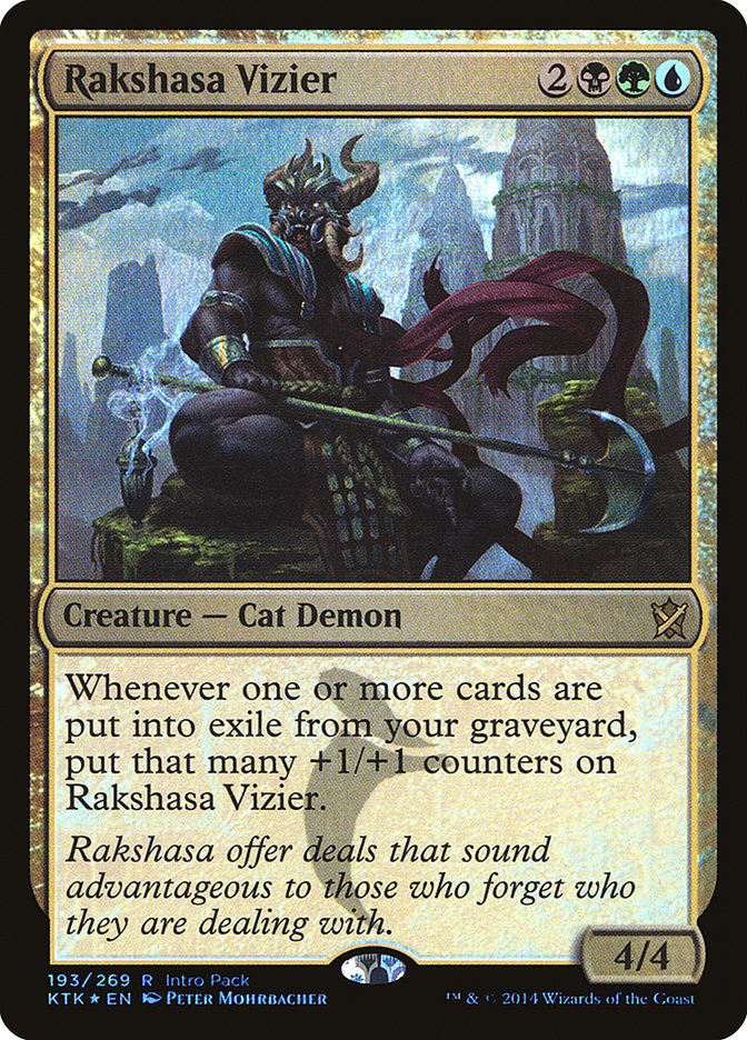 Rakshasa Vizier (Intro Pack) [Khans of Tarkir Promos] | Devastation Store