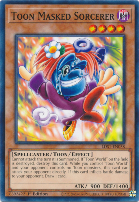 Toon Masked Sorcerer [LDS1-EN058] Common | Devastation Store