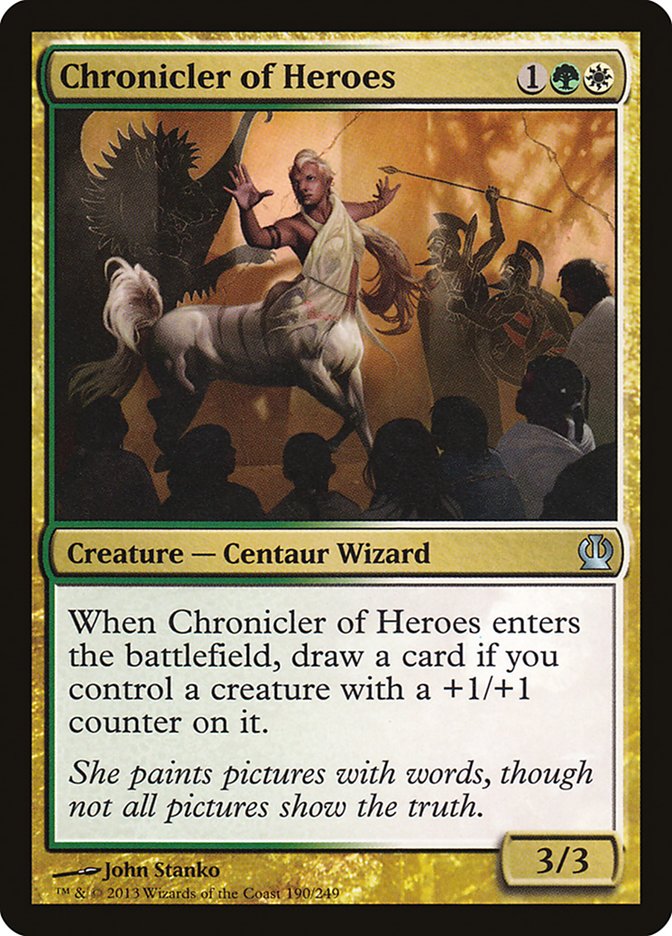 Chronicler of Heroes [Theros] | Devastation Store