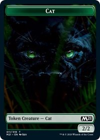 Cat (011) // Goblin Wizard Double-sided Token [Core Set 2021 Tokens] | Devastation Store