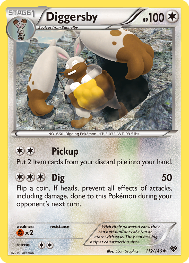 Diggersby (112/146) [XY: Base Set] | Devastation Store