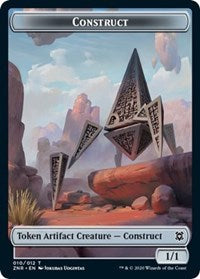 Construct // Illusion Double-sided Token [Zendikar Rising Tokens] | Devastation Store