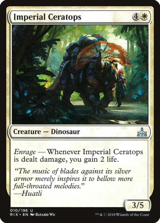 Imperial Ceratops [Rivals of Ixalan] | Devastation Store