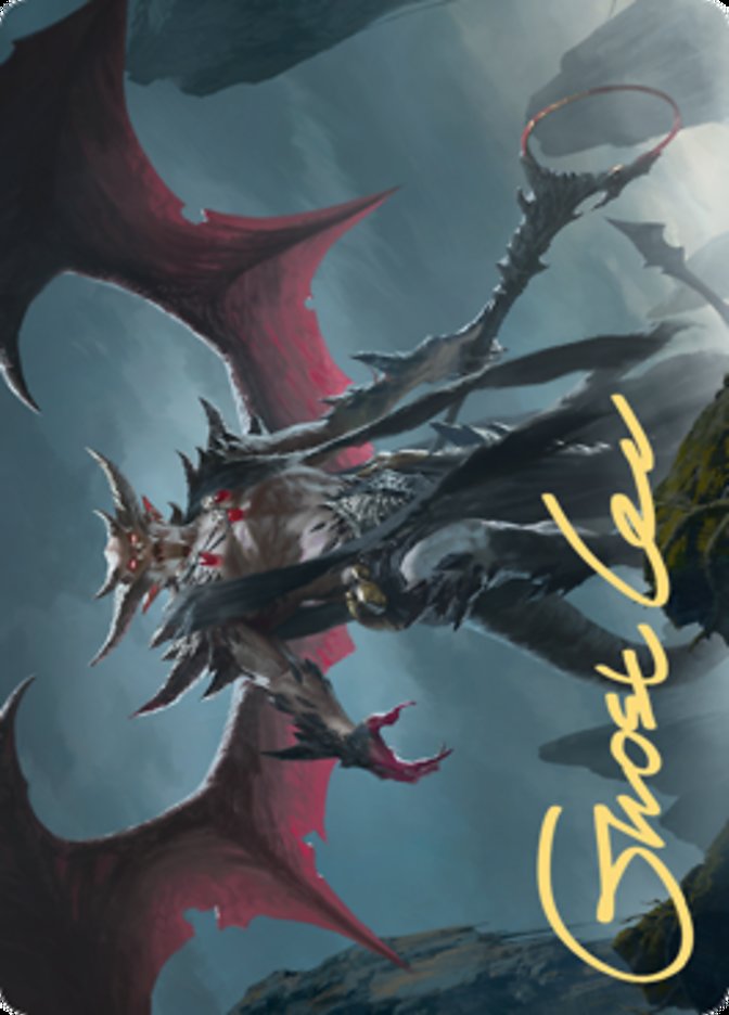 Taborax, Hope's Demise Art Card (Gold-Stamped Signature) [Zendikar Rising Art Series] | Devastation Store