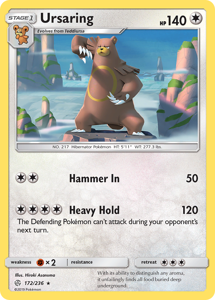 Ursaring (172/236) [Sun & Moon: Cosmic Eclipse] | Devastation Store