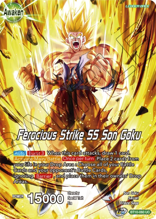 Son Goku // Ferocious Strike SS Son Goku (BT10-060) [Theme Selection: History of Son Goku] | Devastation Store