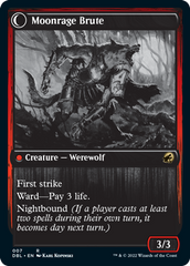 Brutal Cathar // Moonrage Brute [Innistrad: Double Feature] | Devastation Store
