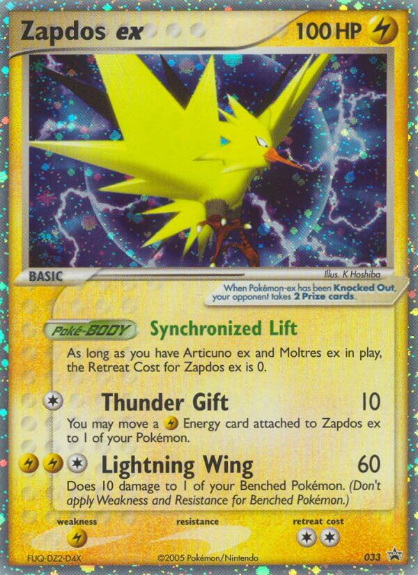 Zapdos ex (033) [Nintendo: Black Star Promos] | Devastation Store