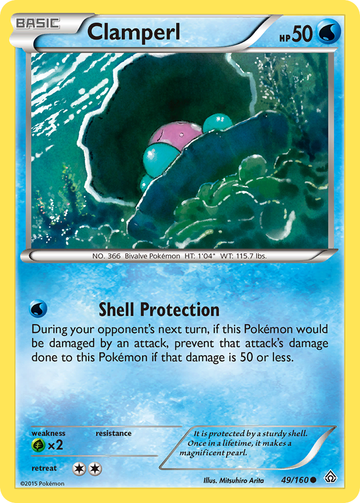 Clamperl (49/160) [XY: Primal Clash] | Devastation Store