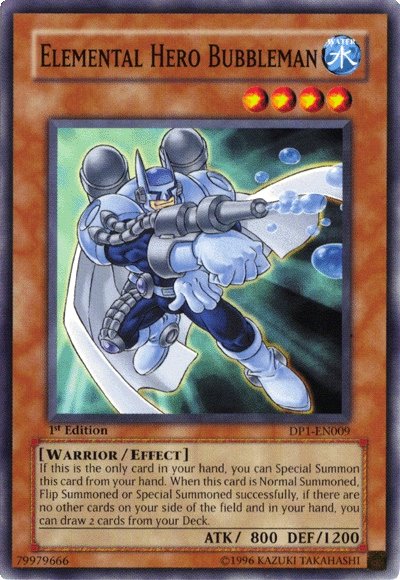 Elemental Hero Bubbleman [DP1-EN009] Common | Devastation Store