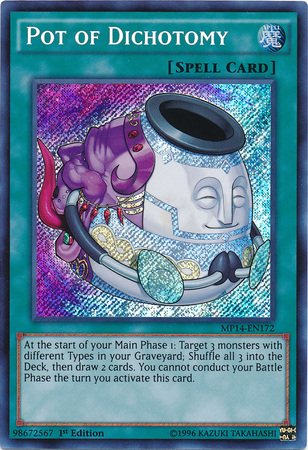 Pot of Dichotomy [MP14-EN172] Secret Rare | Devastation Store