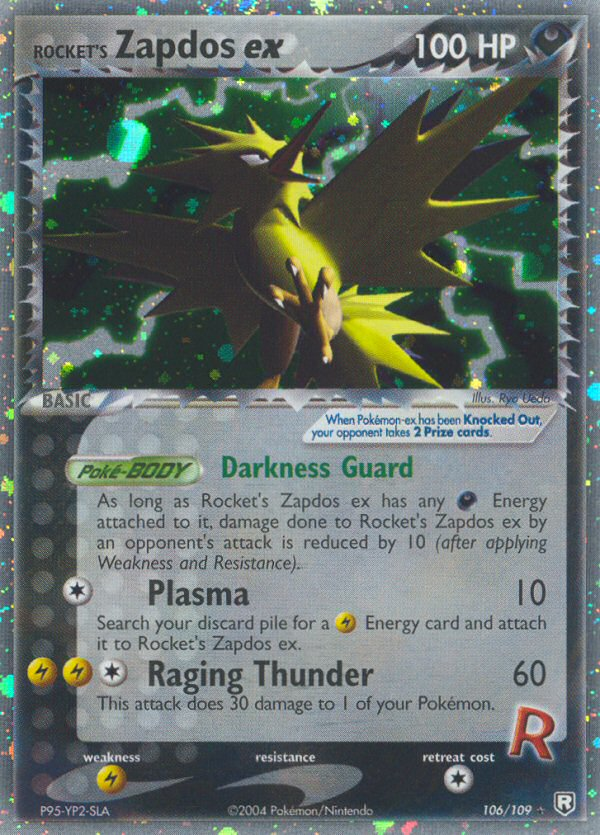 Rocket's Zapdos ex (106/109) [EX: Team Rocket Returns] | Devastation Store